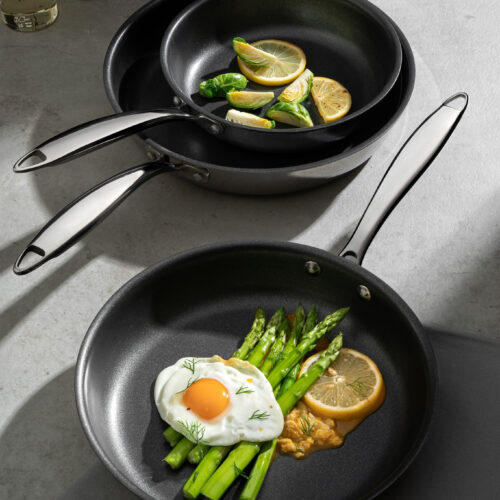 Chảo inox liền khối sâu lòng 7