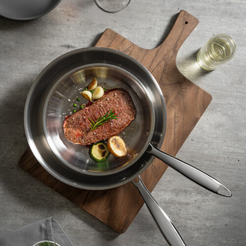 Chảo inox liền khối thành đứng XCOOK XS04