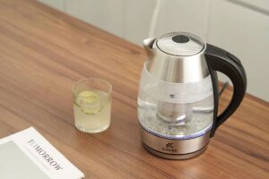Ấm siêu tốc thủy tinh 1.8L Kailer KL-268