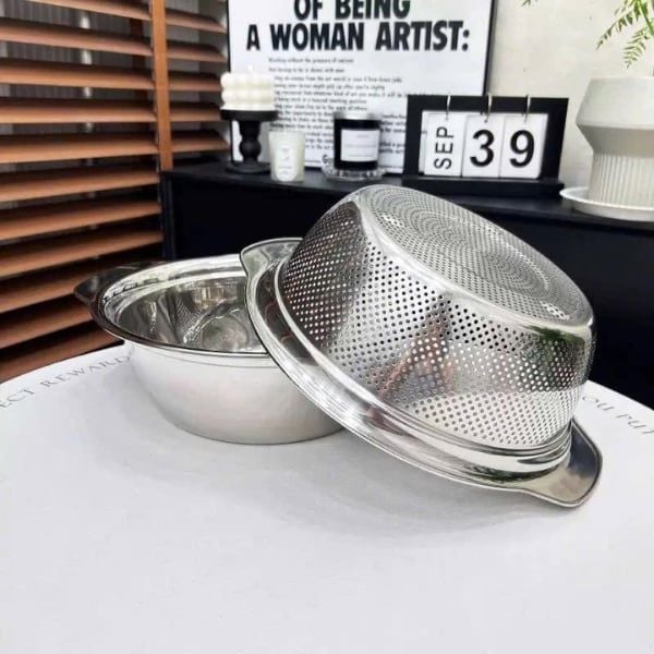 set-ro-chau-chockmen-c354 Bộ rổ chậu Chockmen size 27cm CKM35