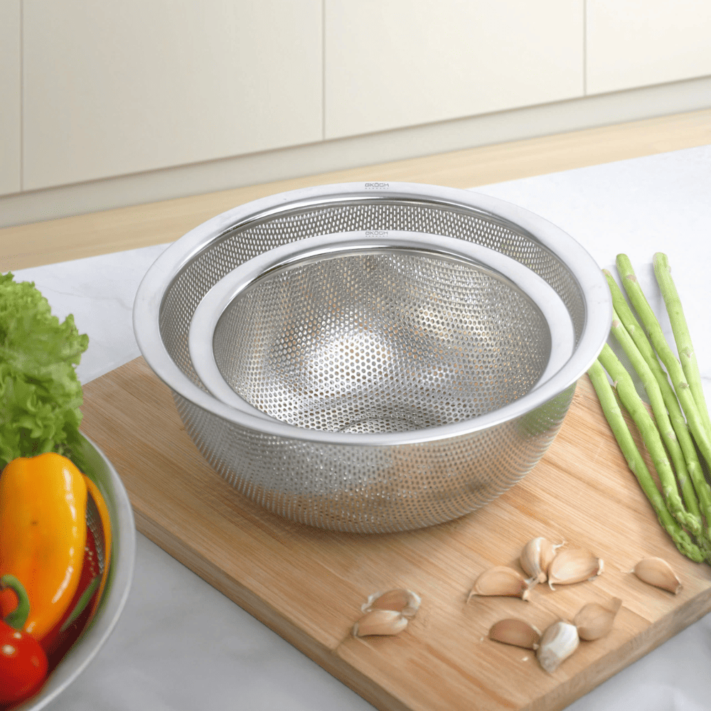 set-ro-khong-tay-cam-gkoch-3 Bộ 3 rổ inox không tay cầm Gkoch MYDH1012