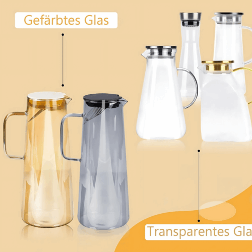 Bình đựng nước thủy tinh Sodasweet Germany 1,8L có tay cầm