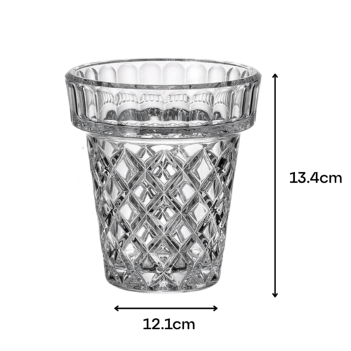 Lọ hoa Diamond Classic Crystal Bohemia
