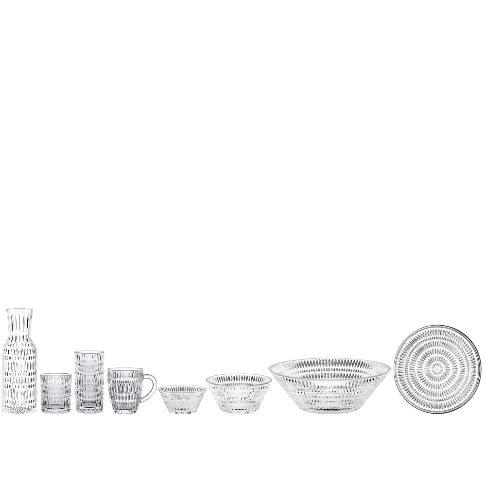Set 3 bát và đĩa pha lê Nachtmann Ethno 105766 11cm và 22cm (4) Set 3 bát và đĩa pha lê Nachtmann Ethno 105766 11cm và 22cm