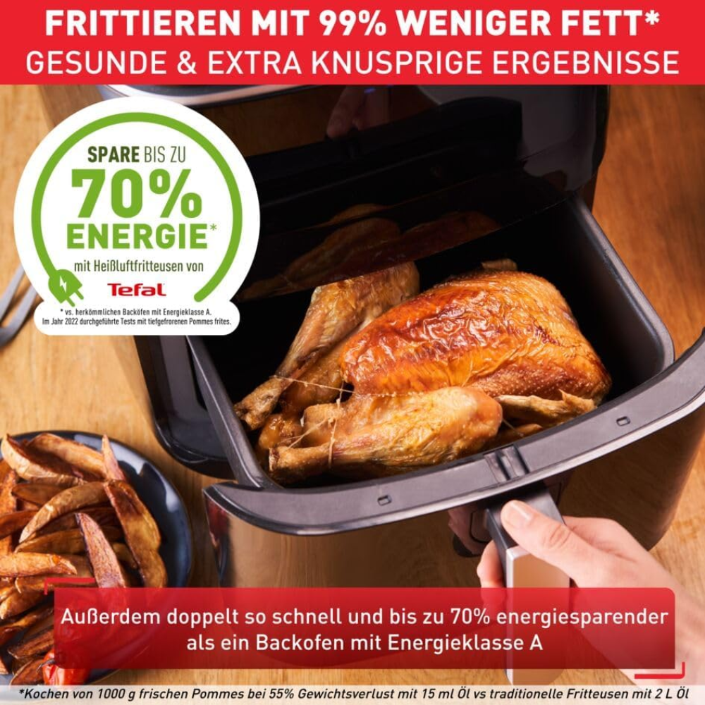 noi-chien-khong-dau-kiem-hap-nuong-tefal-fw2018-3in1-6-5l(4) Nồi chiên không dầu kiêm hấp, nướng Tefal FW2018 3in1 6,5