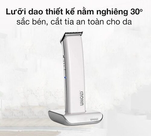 Tông đơ cắt tóc không dây, có đế sạc Unold 87850