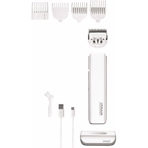 tong-do-cat-toc-khong-day-co-de-sac-unold-87850(4) Tông đơ cắt tóc không dây, có đế sạc Unold 87850